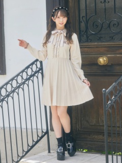 リボンタイプリーツニットワンピース Ank Rouge アンクルージュ のワンピース ファッション通販 Ailand アイランド