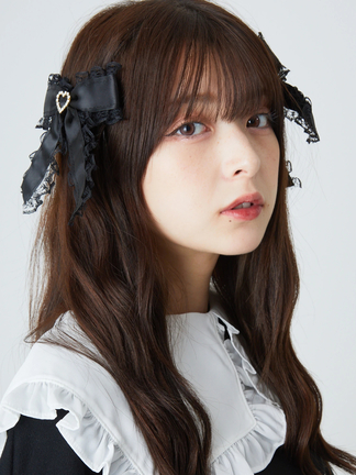 ACCA リボンバレッタアンジェラ　ピンク系 ACCA リボンバレッタアンジェラ ピンク系 ACCA リボンバレッタ