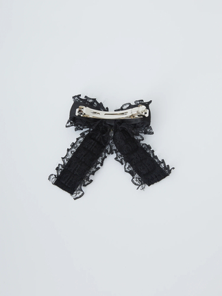 【リボンがキュート♡】リボンバレッタ Lotus Ribbon - closet child オンラインショップ