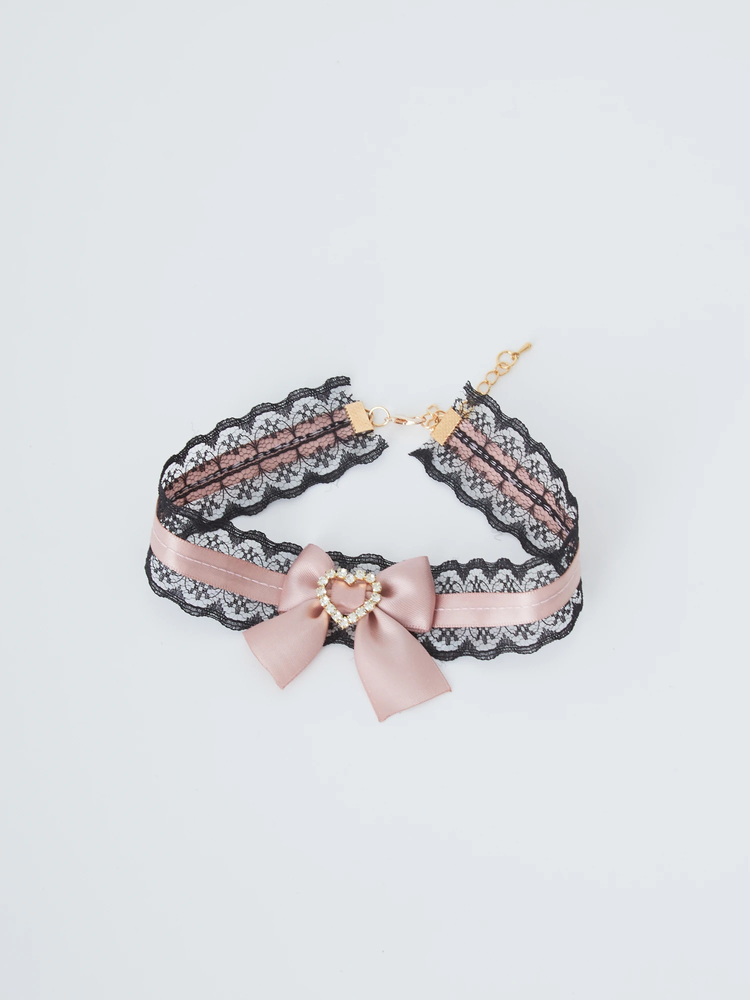 Y2Kテイスト【Blumarine】ブルマリン ビジュー リボンチョーカー MIZUNAembroidery ONLINE STORE・ミズナエンブロイダリー