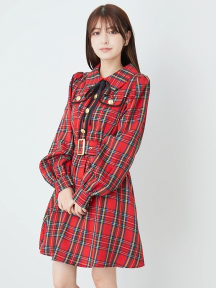 パイピングワンピース Ank Rouge アンクルージュ のワンピース ファッション通販 Ailand アイランド