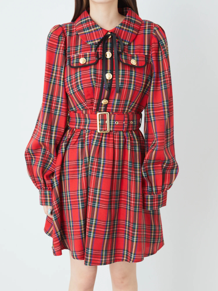 パイピングワンピース - Ank Rouge(アンクルージュ)のワンピース