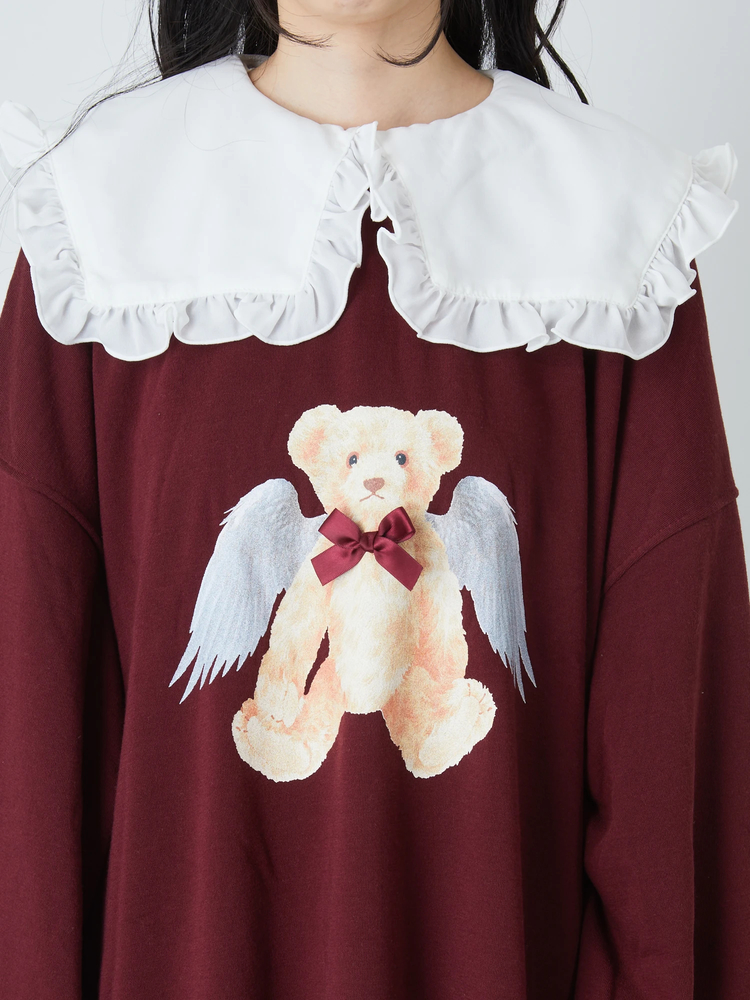 fancyくまちゃんプルオーバー Fancy Kuma-Chan Pullover by Angelic Pretty
