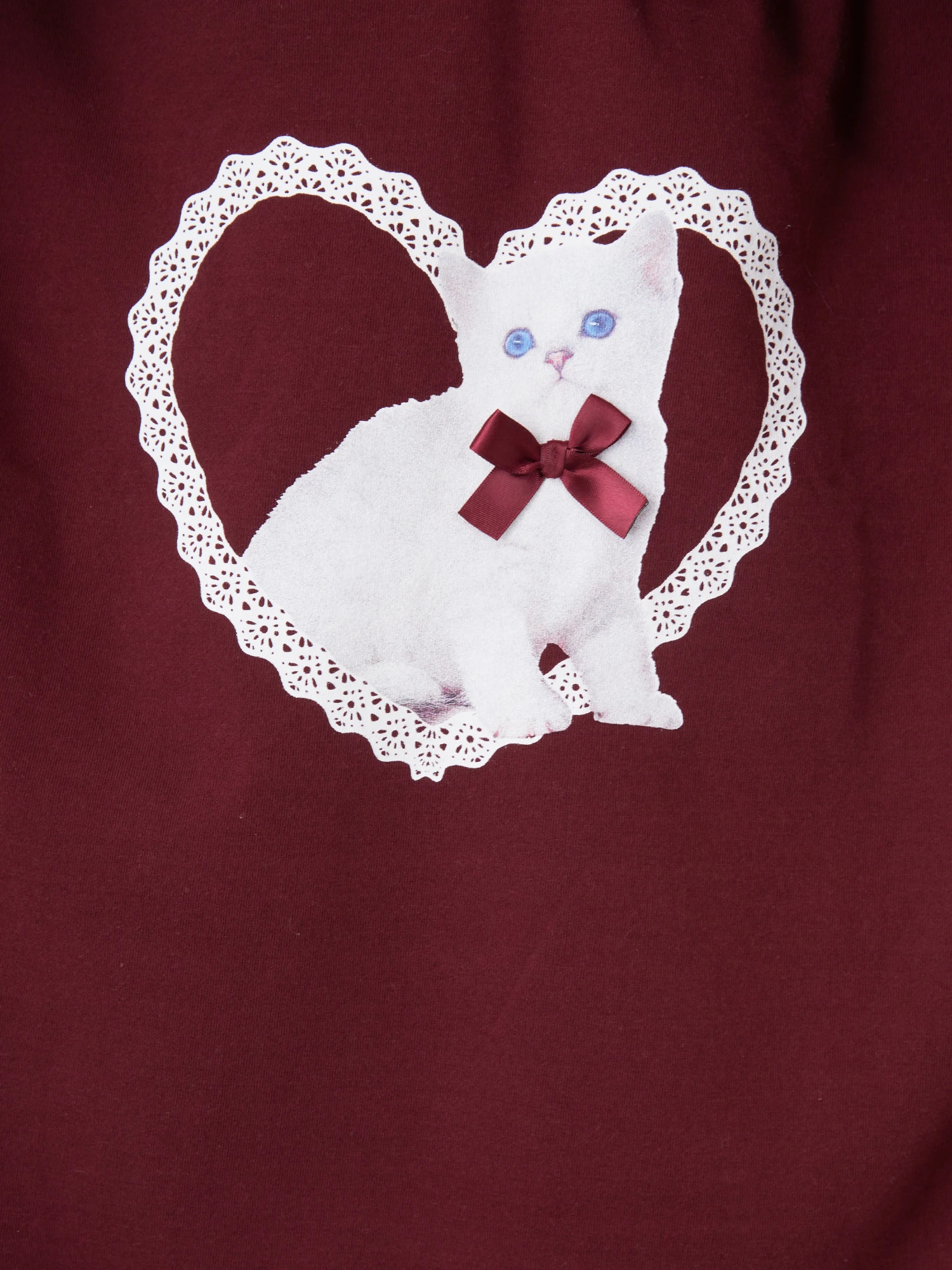 ハートねこちゃんプルオーバー - Ank Rouge(アンクルージュ)のTシャツ