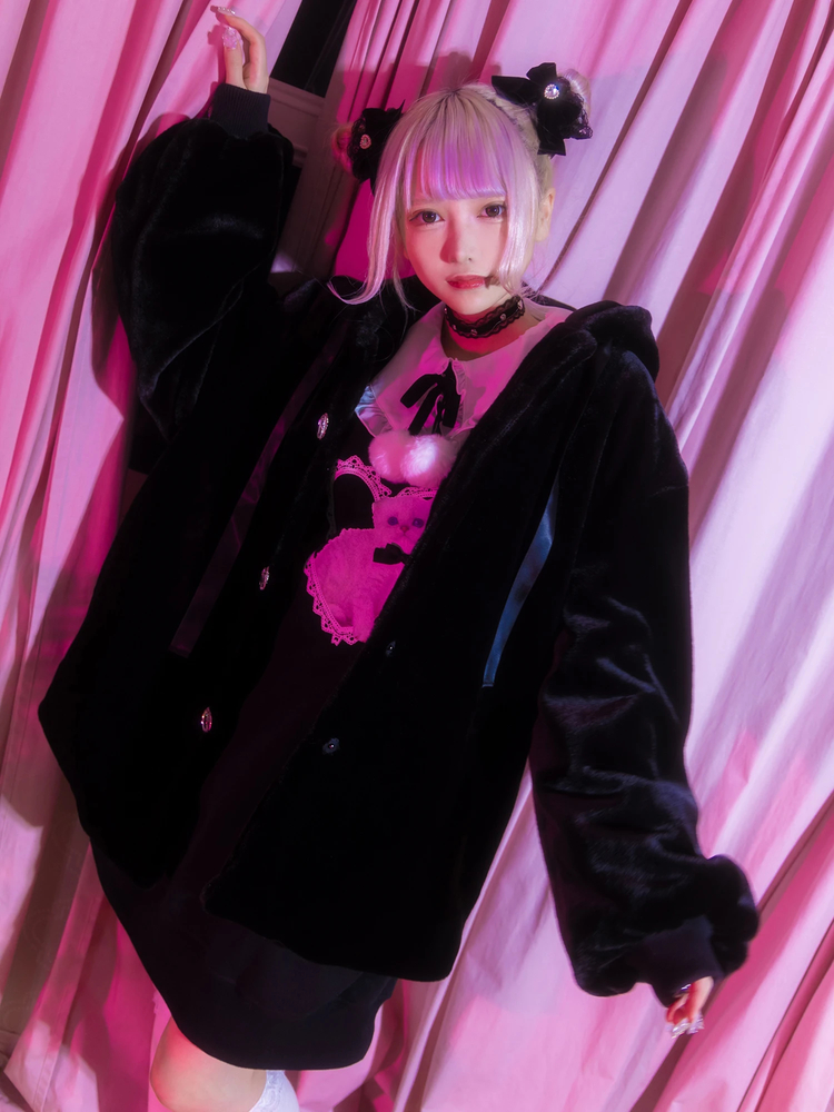 ネコちゃんオフショルプルオーバー - Ank Rouge(アンクルージュ