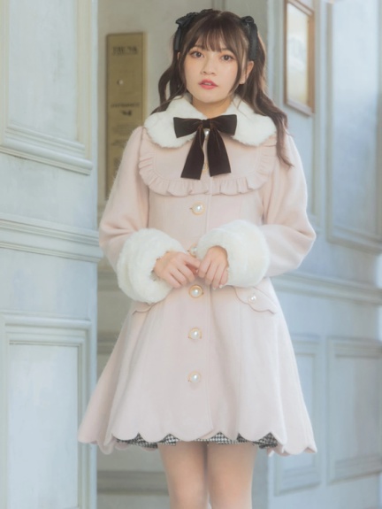 裾スカラップドーリーコート Ank Rouge アンクルージュ のコート ファッション通販 Ailand アイランド