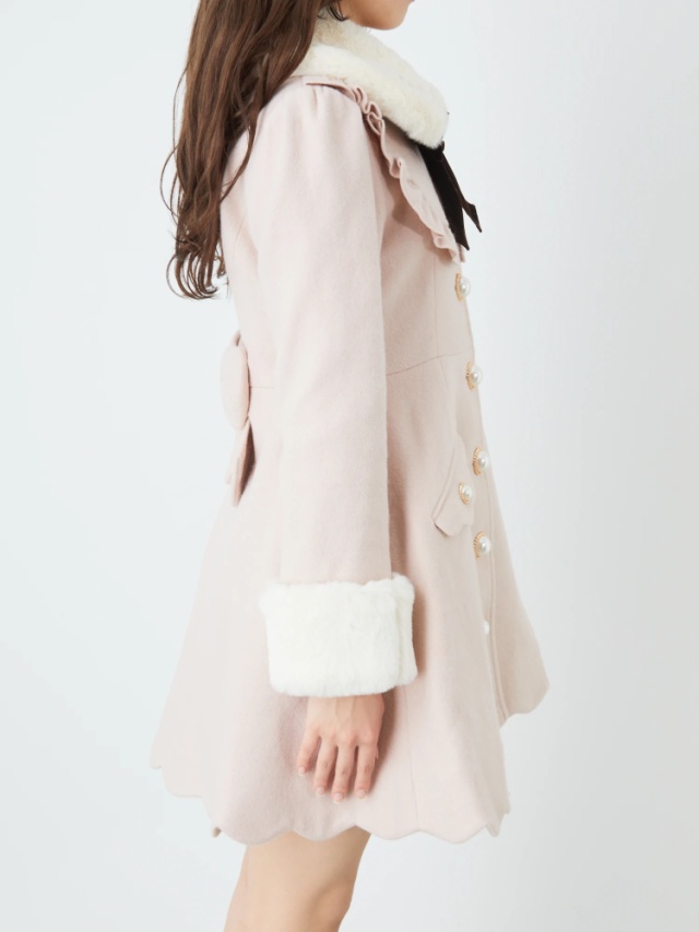 裾スカラップドーリーコート - Ank Rouge(アンクルージュ)のコート  