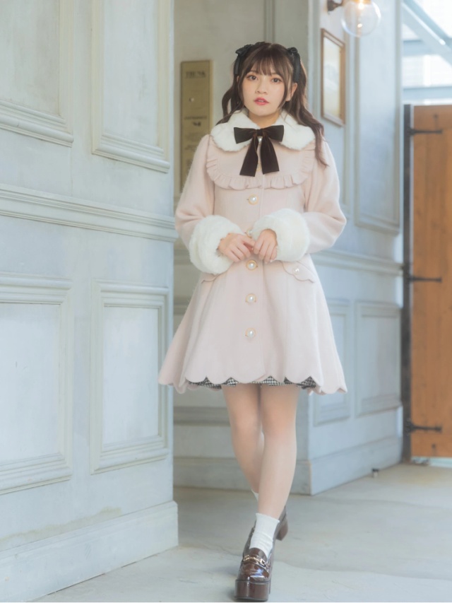 裾スカラップドーリーコート - Ank Rouge(アンクルージュ)のコート  