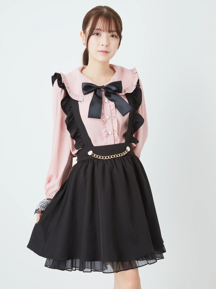 チェーンサス付きスカート - Ank Rouge(アンクルージュ)のスカート