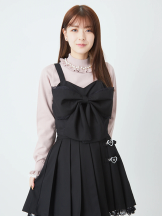 alice auaa リボン付きビスチェ 楽天市場】alice auaa / コルセット風編み上げ付き別珍フリル