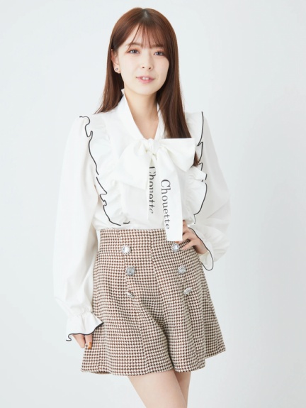 ビジューボタンキュロット Ank Rouge アンクルージュ のショートパンツ ファッション通販 Ailand アイランド