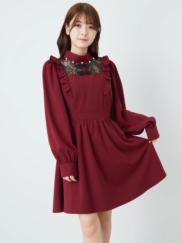 レース切替チャイナOP - Ank Rouge(アンクルージュ)のワンピース