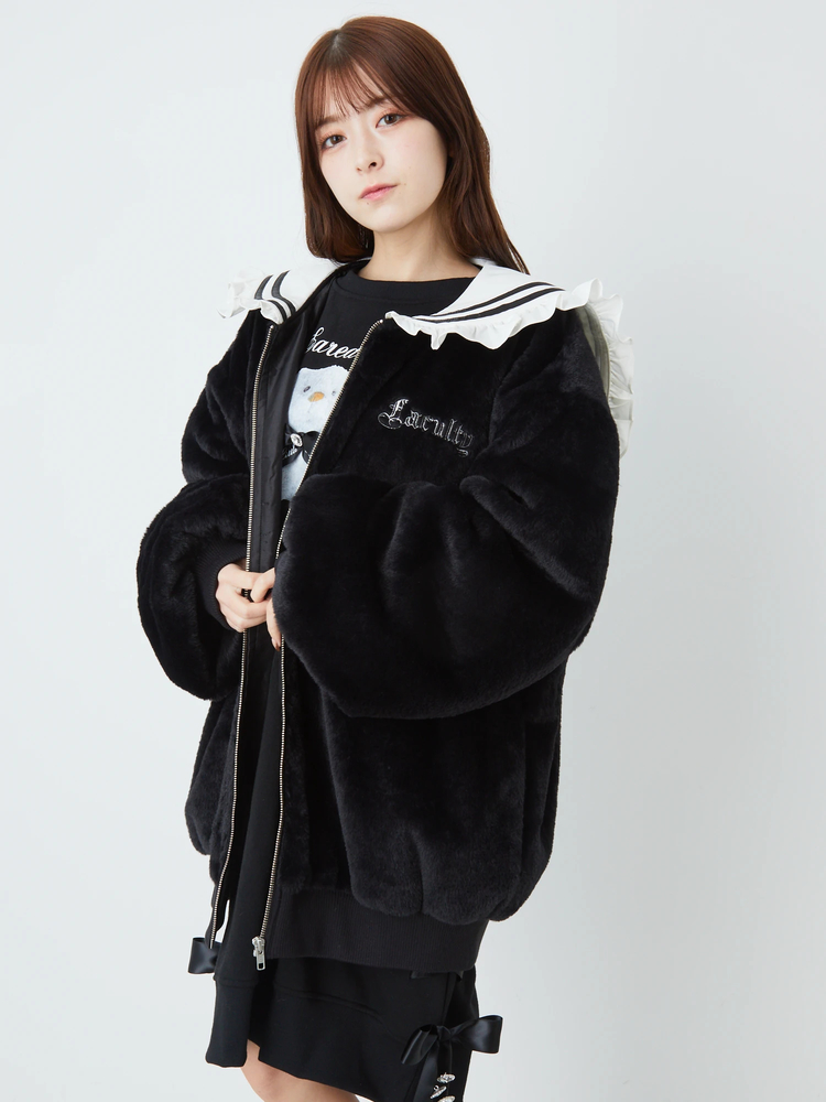 juemi ファー ブルゾン