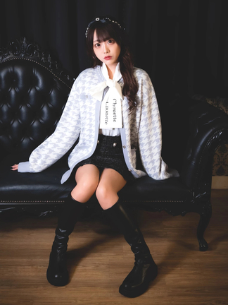 レースツイードSK - Ank Rouge(アンクルージュ)のスカート