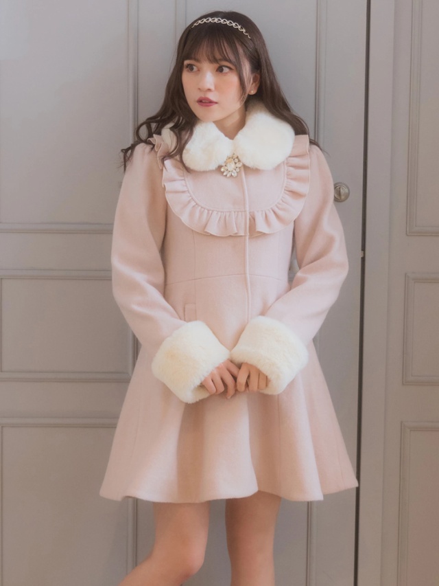 ラウンドヨークドーリーコート - Ank Rouge(アンクルージュ)のコート  