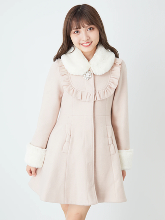 ラウンドヨークドーリーコート - Ank Rouge(アンクルージュ)のコート