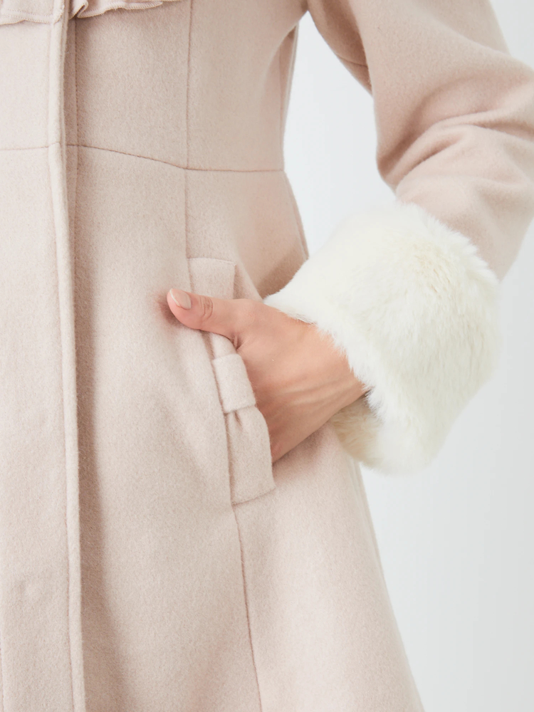 ラウンドヨークドーリーコート - Ank Rouge(アンクルージュ)の