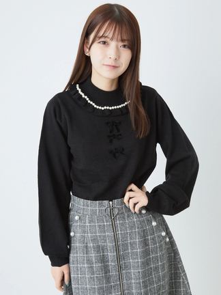 3つリボンニット - Ank Rouge(アンクルージュ)のニット