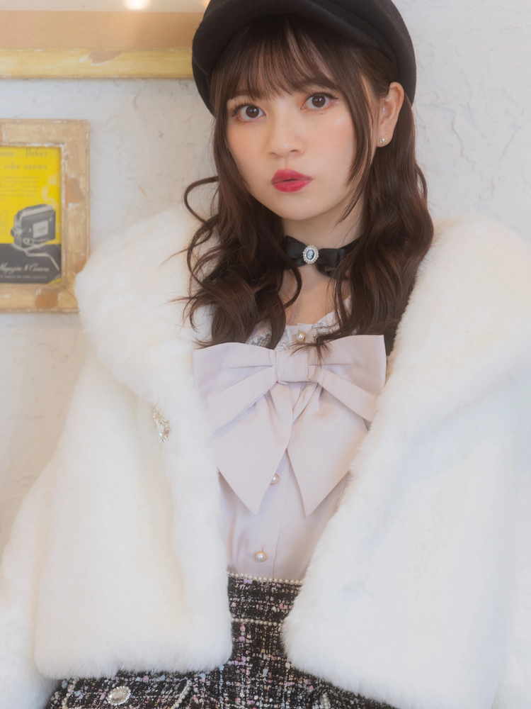 カメオリボンチョーカー - Ank Rouge(アンクルージュ)のネックレス