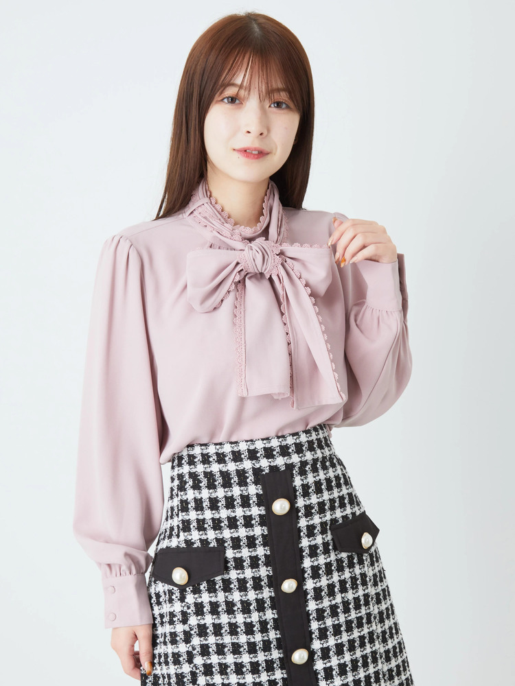 【専用】Ank Rouge BIGリボン　重ね着風　coquette y2k Ank Rouge BIGリボン 重ね着風 coquette y2k 00s（Ank Rouge