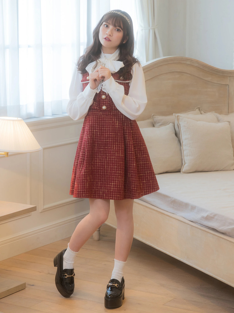 ハイネックリボンブラウス - Ank Rouge(アンクルージュ)のシャツ