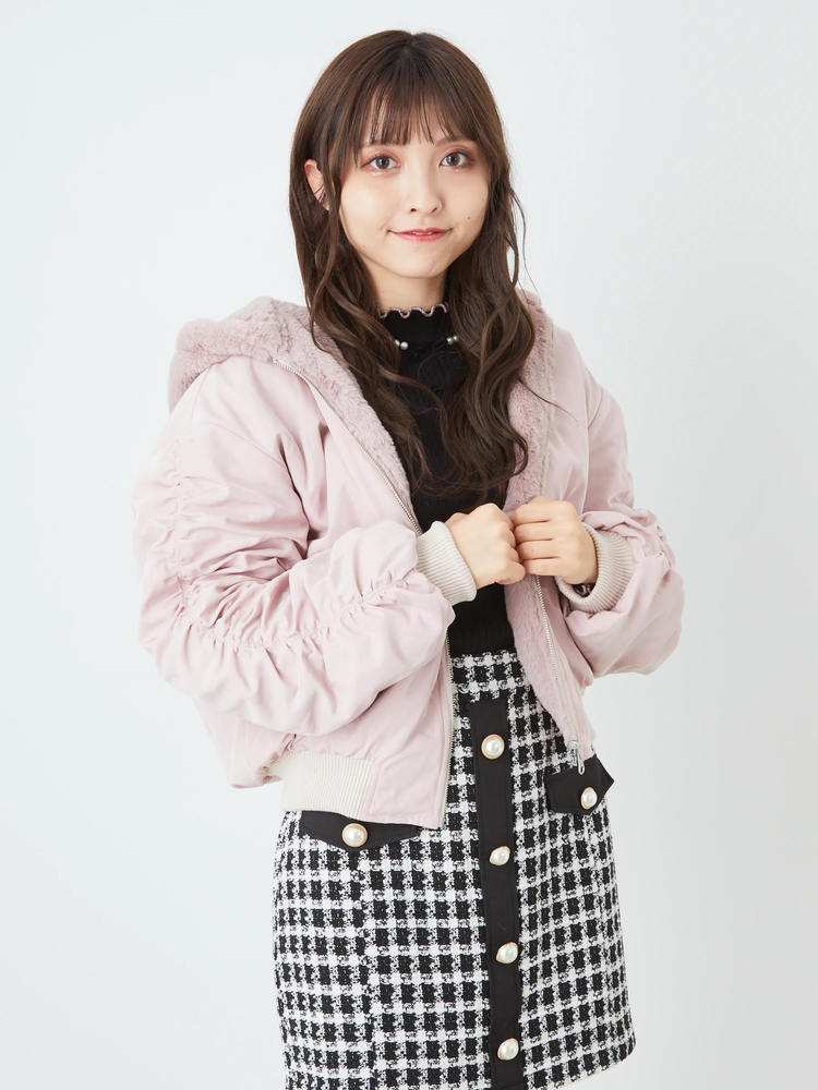 Ank Rouge リバーシブルブルゾン アウター 量産型 リバーシブルブルゾン - Ank Rouge(アンクルージュ)のブルゾン