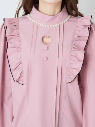 ハートくりぬきブラウス - Ank Rouge(アンクルージュ)のシャツ