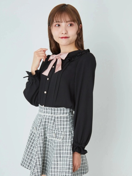 ミルフィーユフリルブラウス Ank Rouge アンクルージュ のシャツ ブラウス ファッション通販 Ailand アイランド