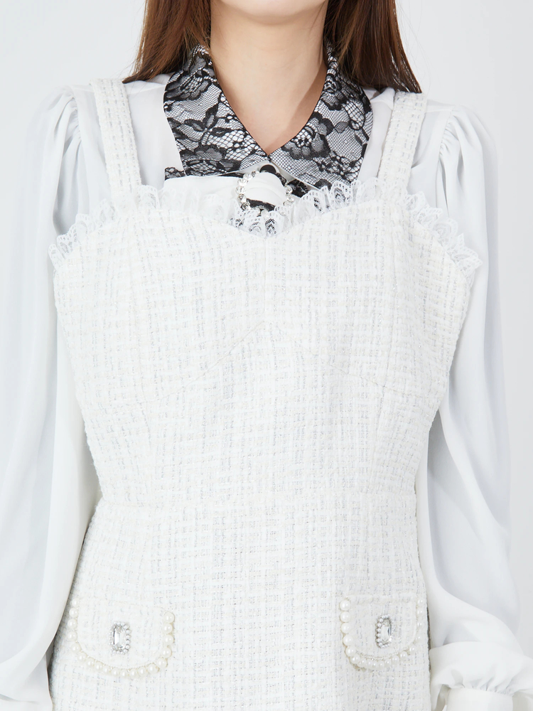 ツイードJSK - Ank Rouge(アンクルージュ)のワンピース｜ファッション