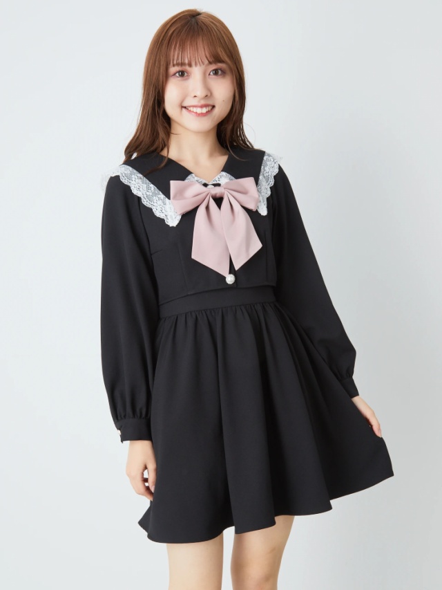 セーラーカラーSET/UPワンピース - Ank Rouge(アンクルージュ)の  