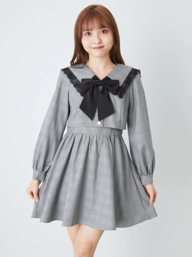 セーラーカラーSET/UPワンピース - Ank Rouge(アンクルージュ)の  