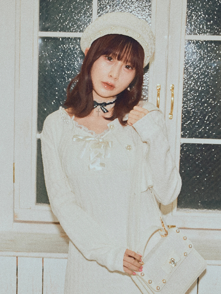 ツイードベレー - Ank Rouge(アンクルージュ)のニット・ベレー