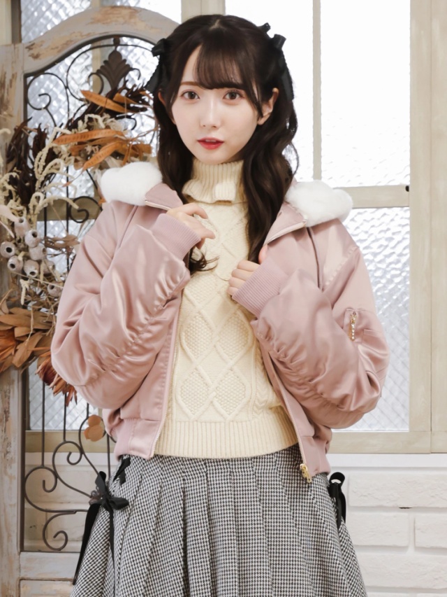 BACKスピンドル中綿ブルゾン - Ank Rouge(アンクルージュ)のブルゾン  