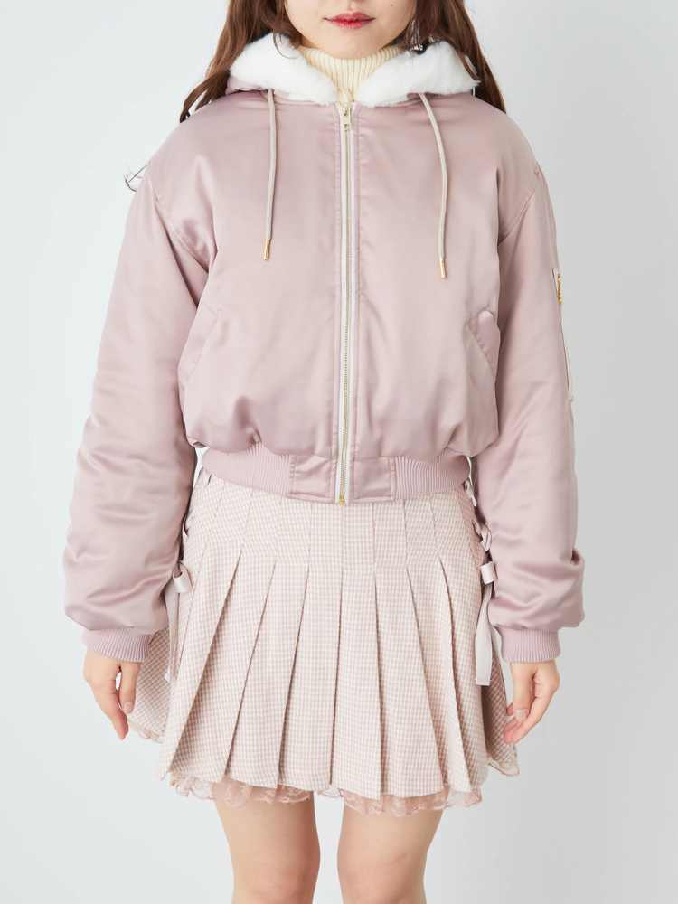 BACKスピンドル中綿ブルゾン - Ank Rouge(アンクルージュ)のブルゾン