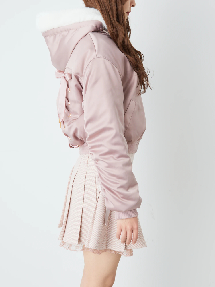 BACKスピンドル中綿ブルゾン - Ank Rouge(アンクルージュ)のブルゾン