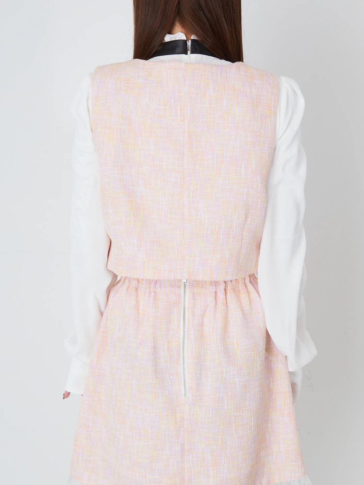 ファンシーツイードビスチェ - Ank Rouge(アンクルージュ)のT