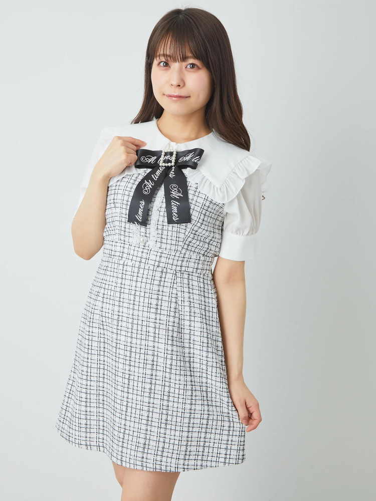 ツイードJSK - Ank Rouge(アンクルージュ)のワンピース｜ファッション