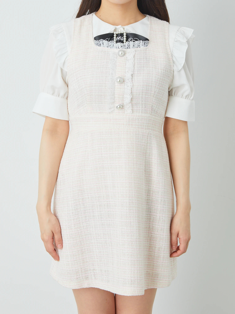 ツイードJSK - Ank Rouge(アンクルージュ)のワンピース｜ファッション