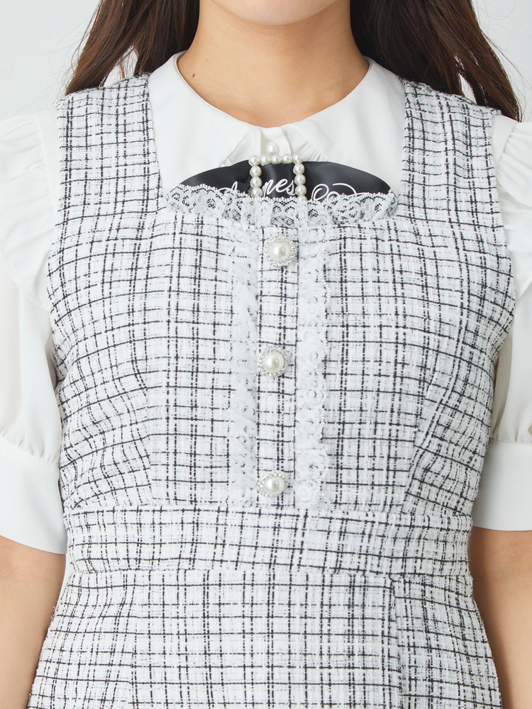 ツイードJSK - Ank Rouge(アンクルージュ)のワンピース｜ファッション