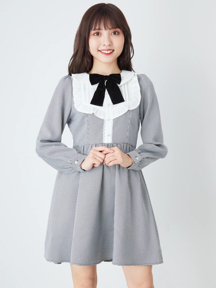 フロントヨーク千鳥ワンピース Ank Rouge アンクルージュ のワンピース ファッション通販 Ailand アイランド フロントヨーク千鳥ワンピース Ank Rouge アンクルージュ のワンピース ファッション通販 Ailand アイランド