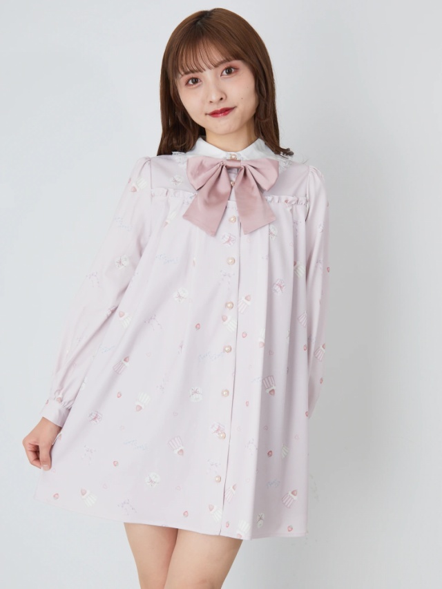 Fancy candleシャツワンピース - Ank Rouge(アンクルージュ)のシャツ  