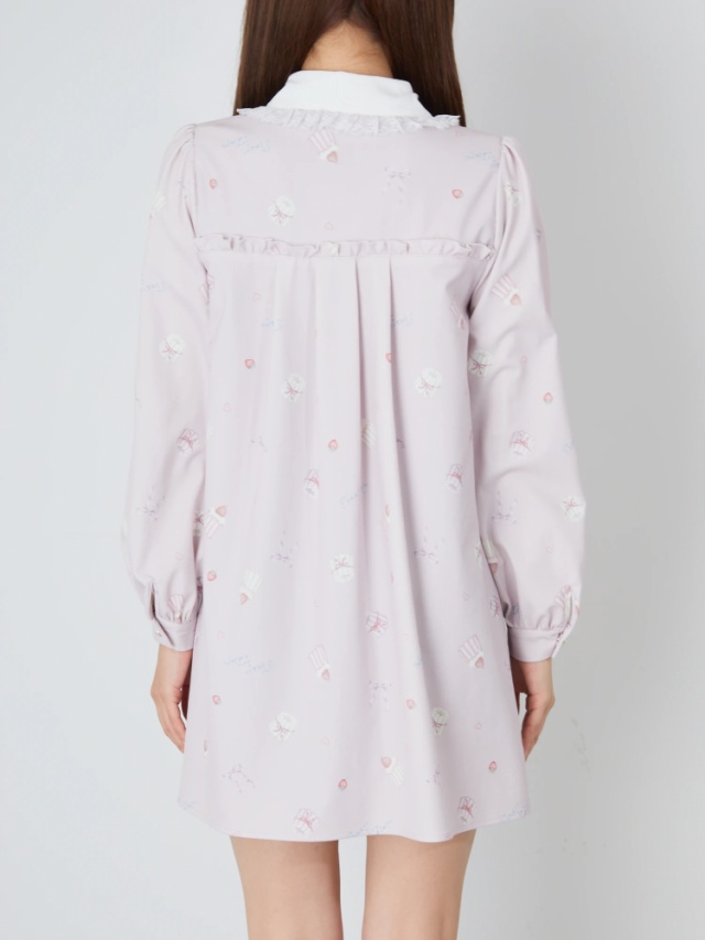 Fancy candleシャツワンピース - Ank Rouge(アンクルージュ)のシャツ  