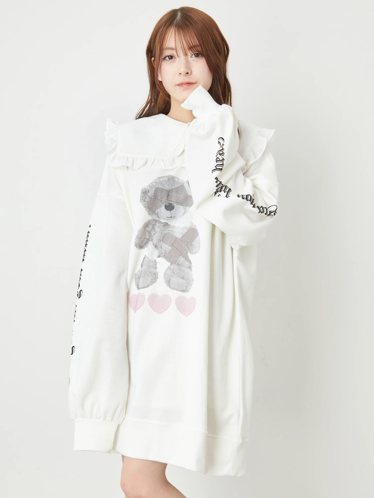 病みくまプリントプルオーバー - Ank Rouge(アンクルージュ)のTシャツ