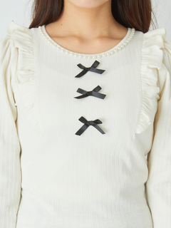 3つリボンTOPS