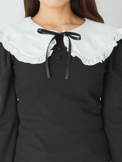 ビッグフリルカラーTOPS