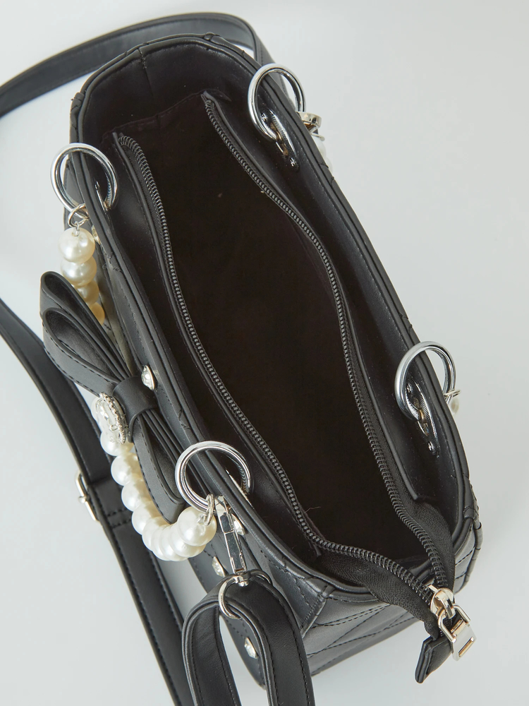 【完売品】アンクルージュ ビジューキルティングBAG ブラック ビジューキルティングBAG - Ank Rouge(アンクルージュ)の