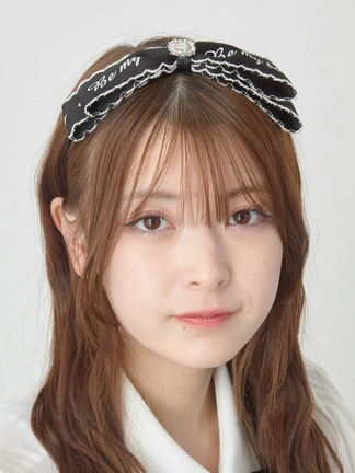 ロゴリボンカチューシャ - Ank Rouge(アンクルージュ)のヘッドアクセ