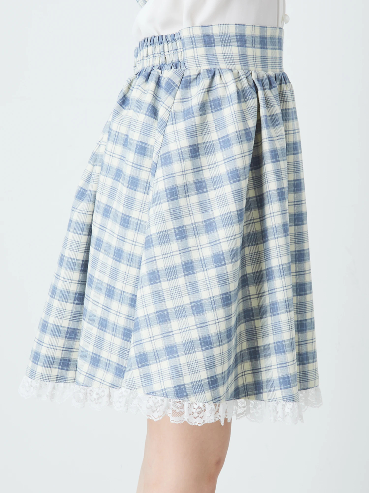 裾レースギャザーSK - Ank Rouge(アンクルージュ)のスカート