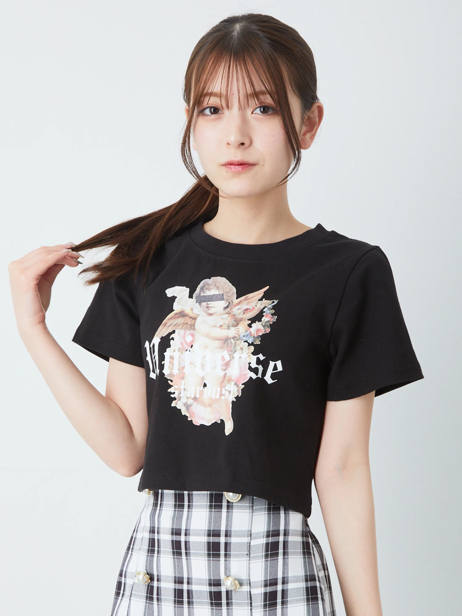 エンジェルプリントミニTe - Ank Rouge(アンクルージュ)のTシャツ