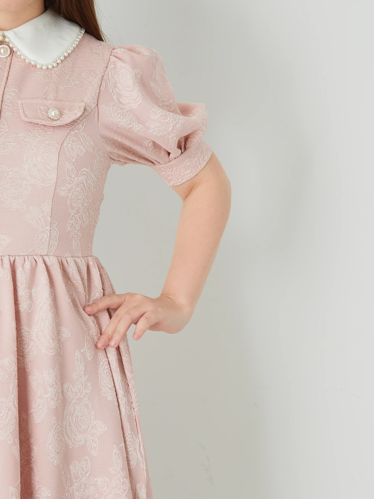 Ank Rouge カットジャガーパフワンピース カットジャガードパフワンピース - Ank Rouge(アンクルージュ)の